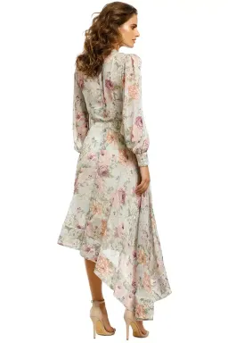 Elliatt Karishma Midi Dress in Multi Floral Size 12 for rent on The Volte - image 3