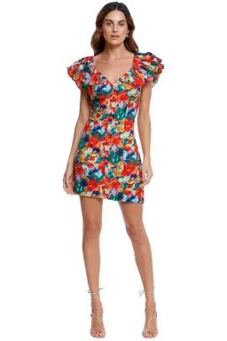 Elliatt Leia Mini Dress Floral Size 10 for rent on The Volte - image 2
