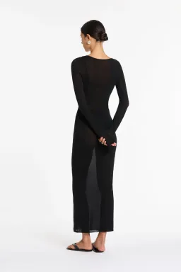 Sir The Label Eva Knit Midi Dress Black Size 6 for rent on The Volte - image 5