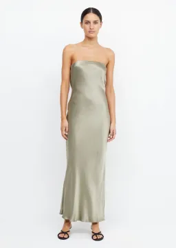 Bec & Bridge Moon Dance Strapless Maxi Sage Size 8 for rent on The Volte - image 1