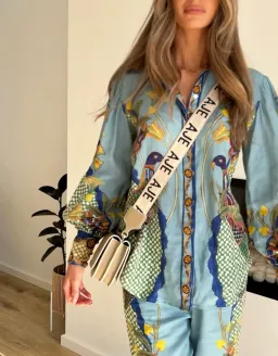 Alemais Gilly Shirt and Pants Set Print Size 10 for rent on The Volte - image 6