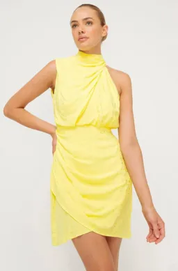 Sheike Gracie Mini Dress Yellow Size 16  for rent on The Volte - image 3