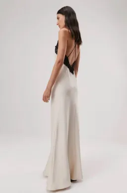 Misha Eanna Maxi Dress Champagne Size 6 for rent on The Volte - image 2