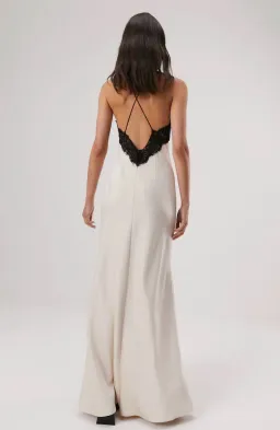 Misha Eanna Maxi Dress Champagne Size 6 for rent on The Volte - image 3