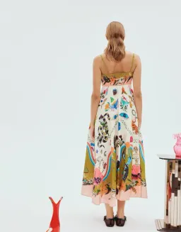  Alemais Evergreen Sundress Size 12 for rent on The Volte - image 3