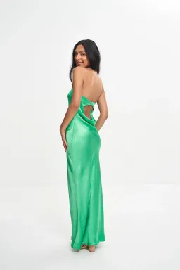 Bec & Bridge Moondance Strapless Dress Green Size 10 for rent on The Volte - image 2