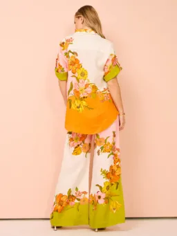 Alemais Silas Shirt and Pants Set Multi Size AU 12 for rent on The Volte - image 4