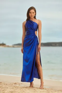 Sonya Moda Nour Maxi Dress Moroccan Cobalt Blue Size 10 for rent on The Volte - image 1