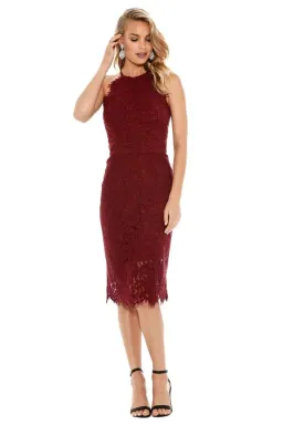 Lover Oasis Halter Dress Red Size 8 for rent on The Volte - image 2