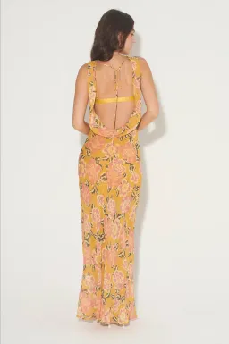 Hansen & Gretel Emmery Maxi Dress Honey Floral Size L / AU 12 for rent on The Volte - image 3