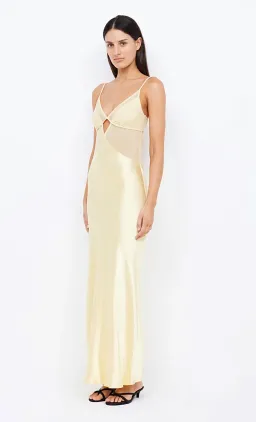 Bec & Bridge Margot V Maxi Dress in Butter Yellow Size 6  for rent on The Volte - image 2