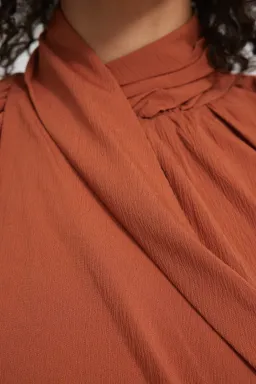 Tojha Celia Mini Dress Orange Size 10 for rent on The Volte - image 2