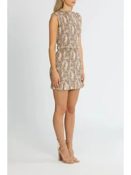 Bec & Bridge Gloria Mini Dress in Print Size AU 6 for rent on The Volte - image 4