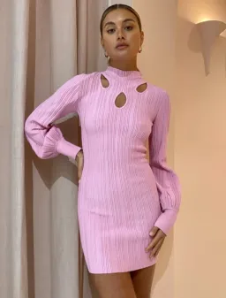 Acler Mary Dress in Candy Pink Size 8 for rent on The Volte - image 5