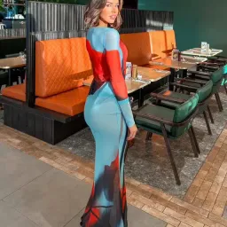 Rat & Boa Santino Dress Multi Size L / Au 12 for rent on The Volte - image 2