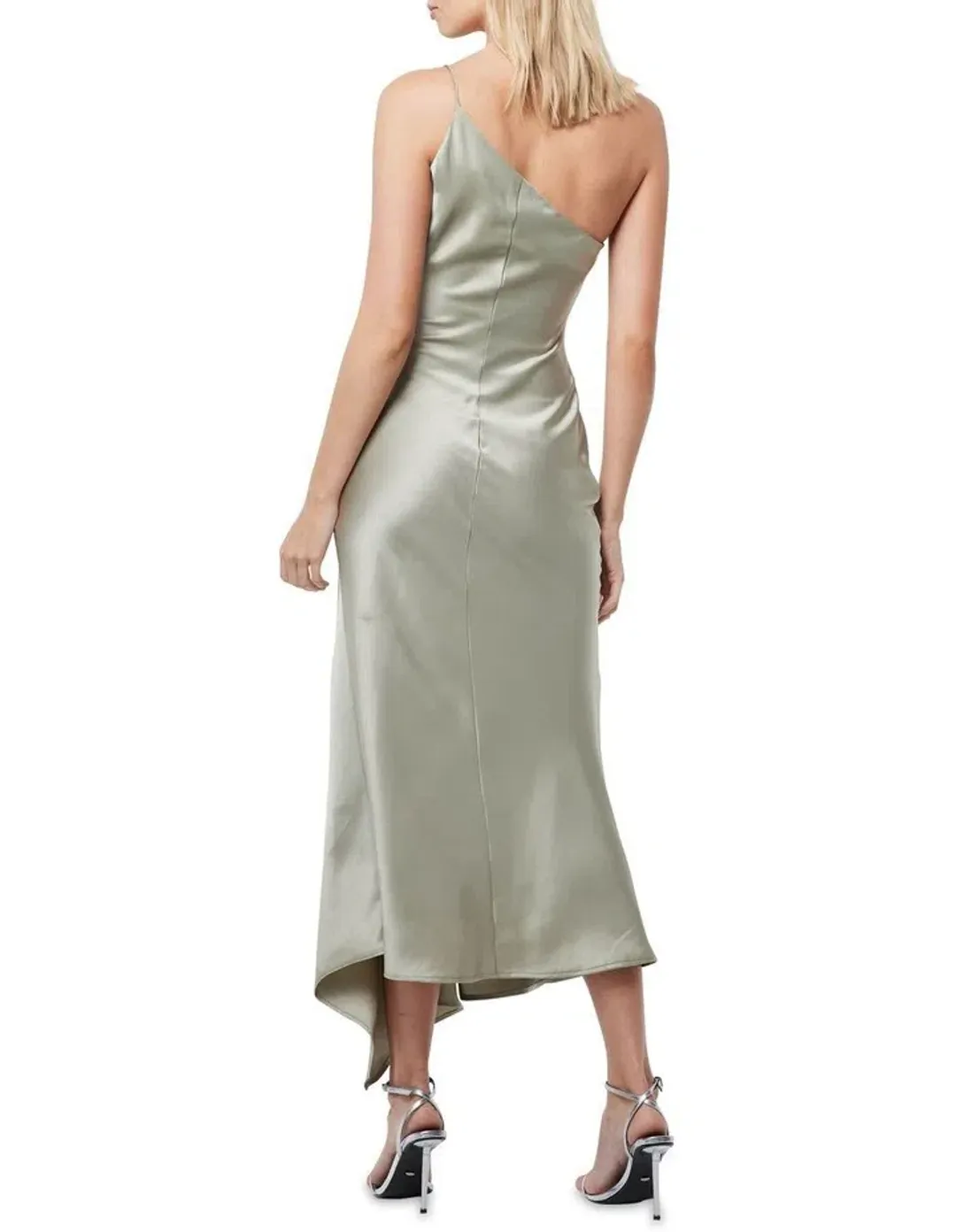 Mossman In Your Eyes Midi Dress Green Size 6 for rent on The Volte - main image