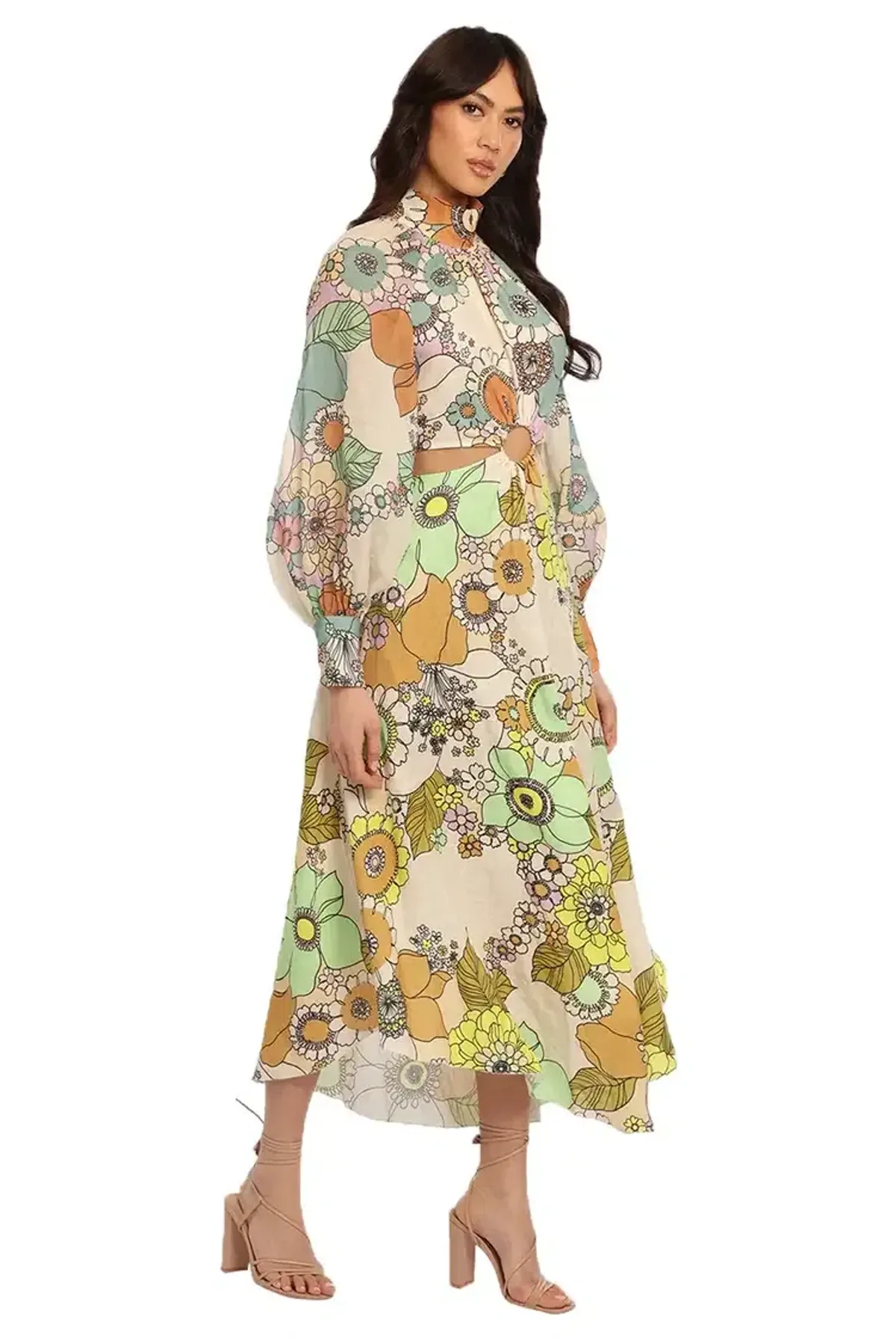 Alemais Farrah Maxi Dress Floral Size 8 - Image 4