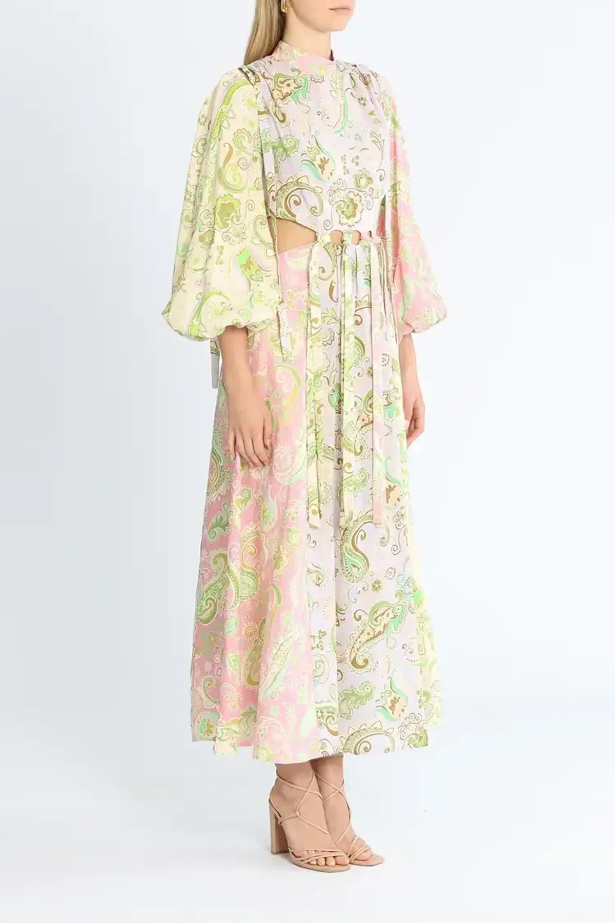 Alemais Marta Cutout Midi Dress Multi  Size 10 - Image 2