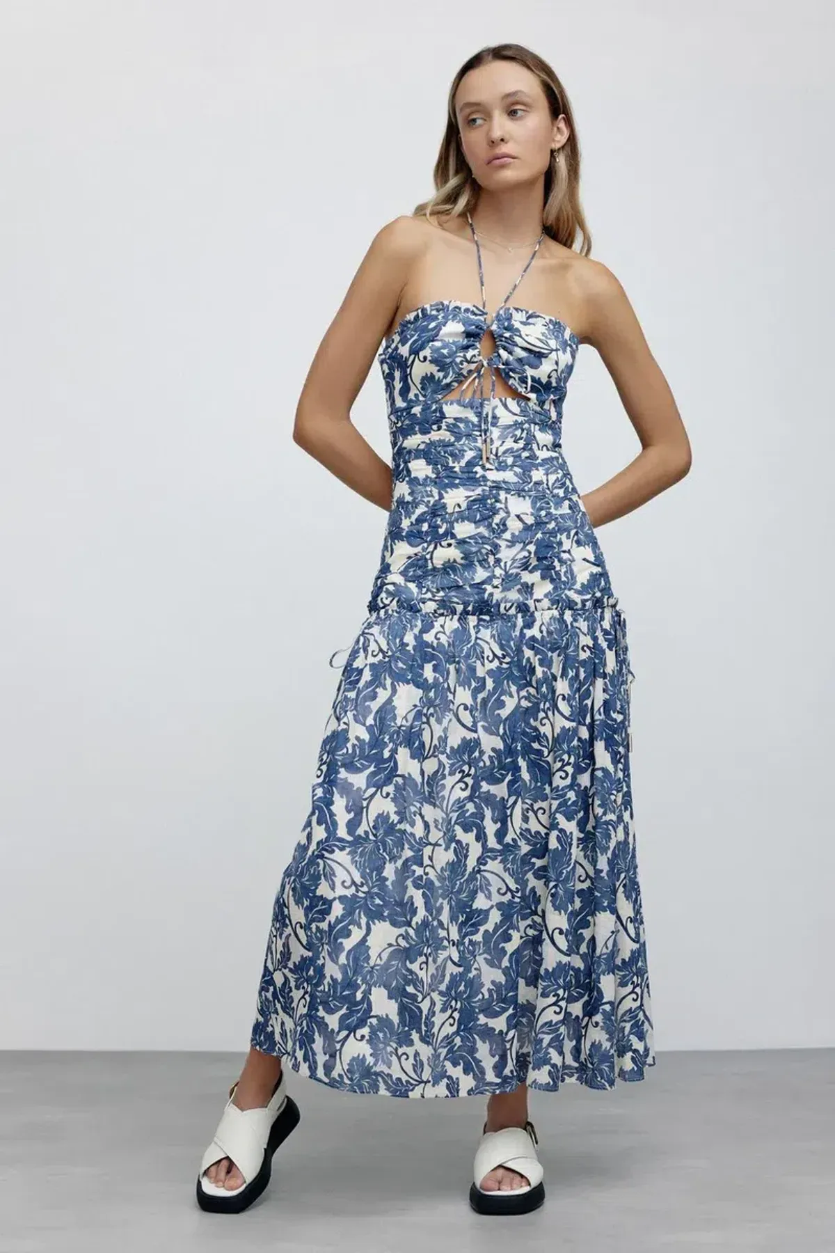 Significant Other Scarlett Midi Dress Floral Size 10 - Image 1