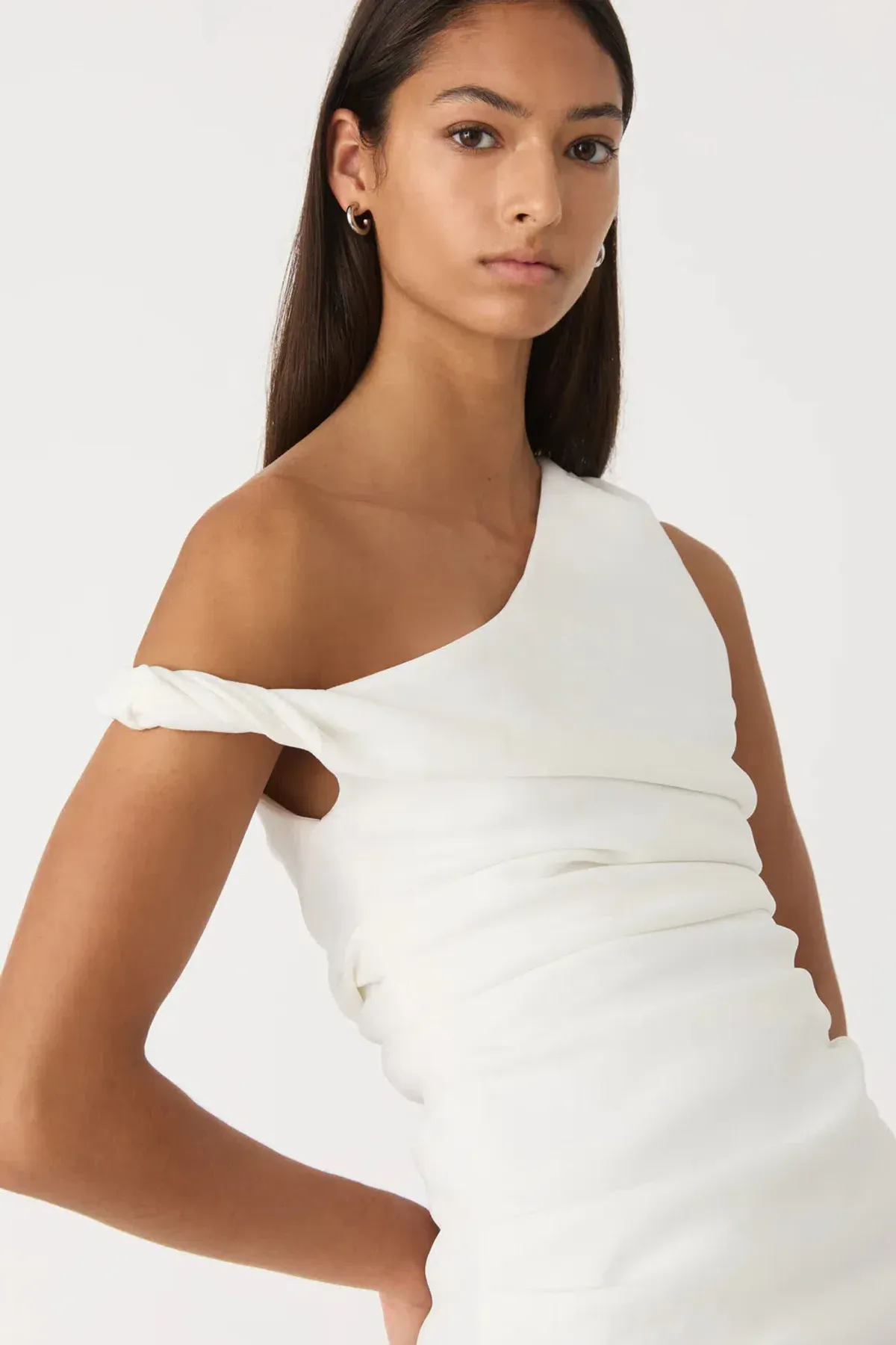MISHA Alaska White Midi Dress White Size 8/S - Image 3
