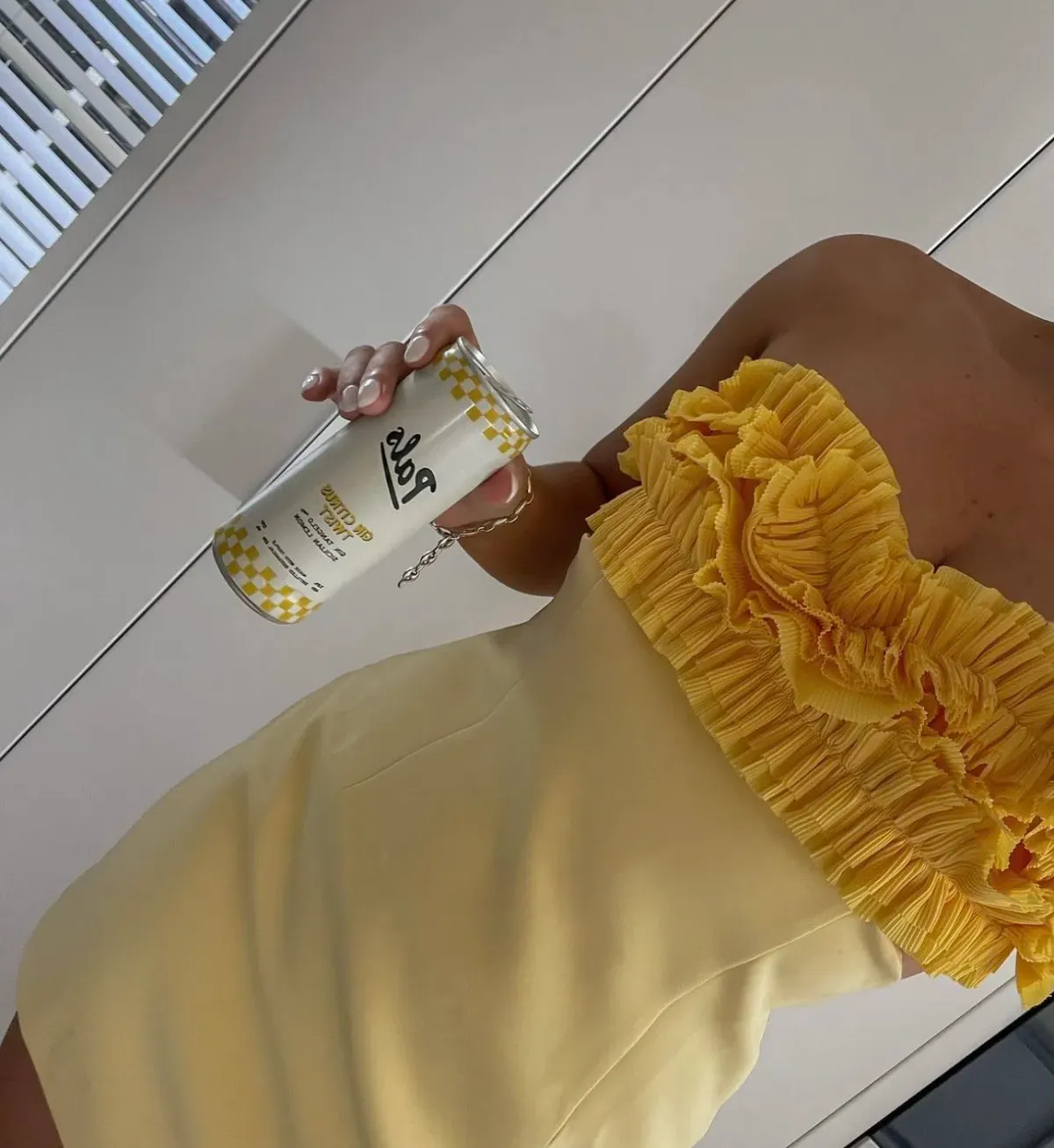 Tojha Lia Dress Lemon Size 6 - Image 3