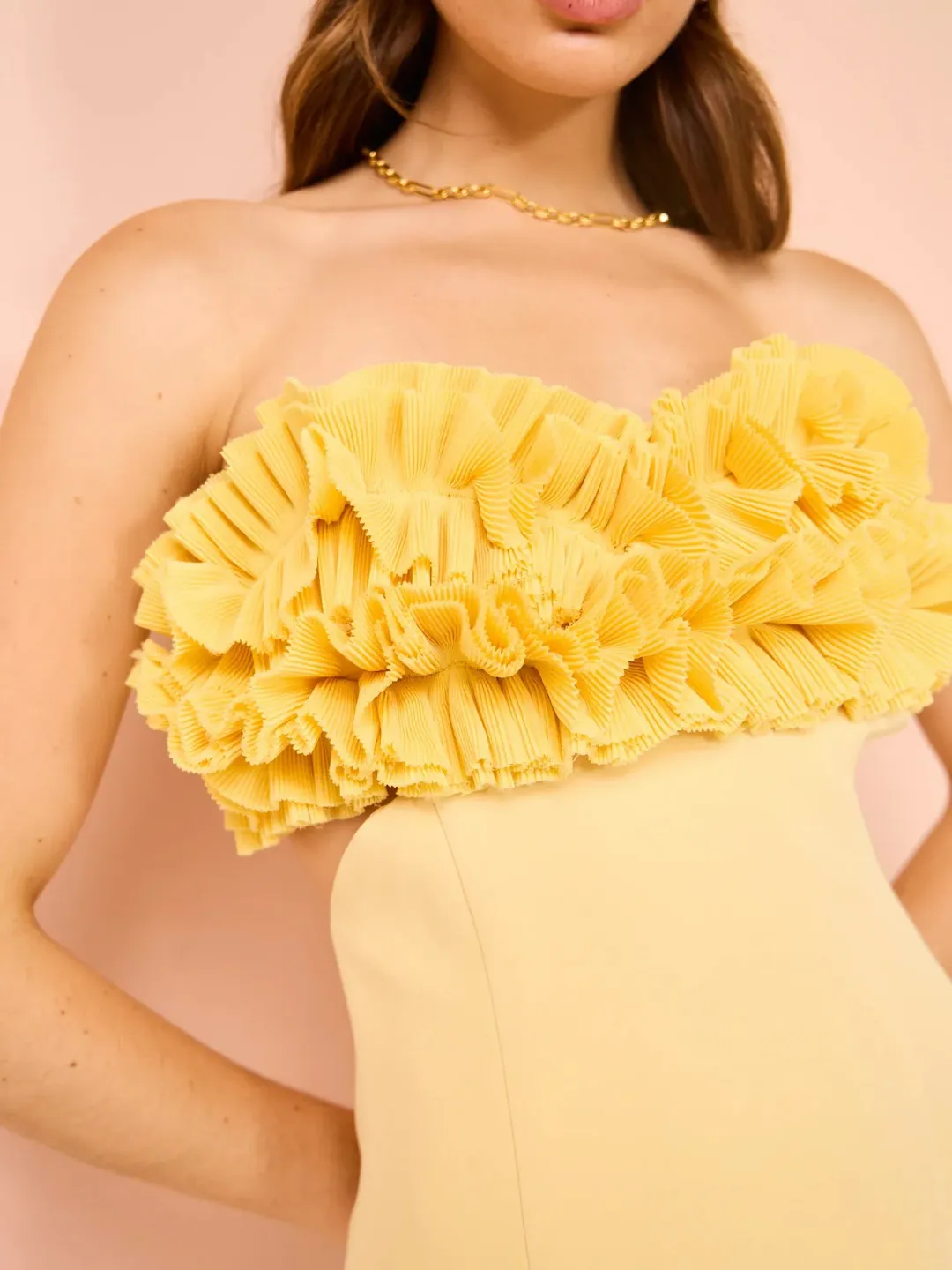 Tojha Lia Dress Lemon Size 6 for rent on The Volte - main image