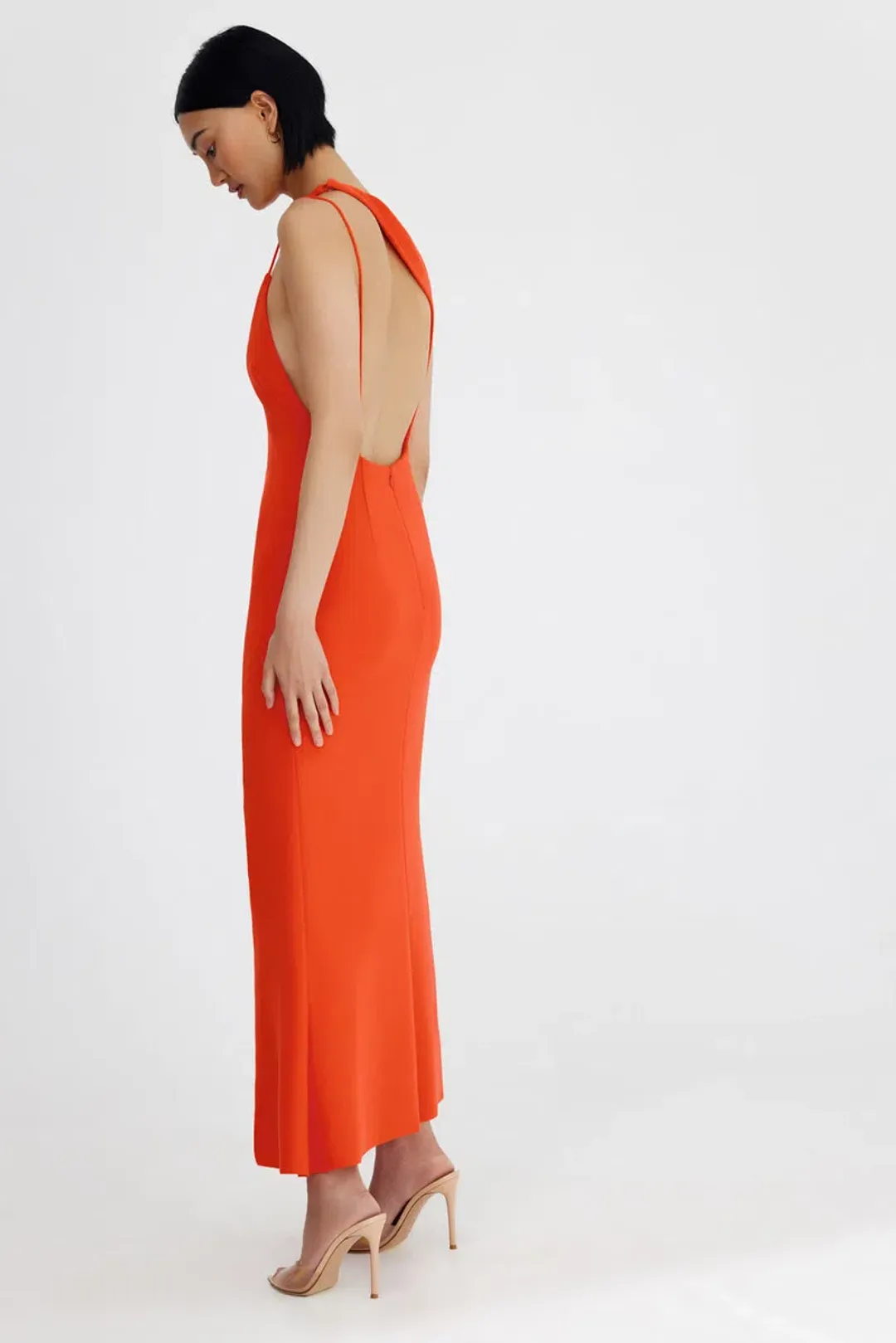 Significant Other Quinn Dress in Rust Red Size 8  for rent on The Volte - main image