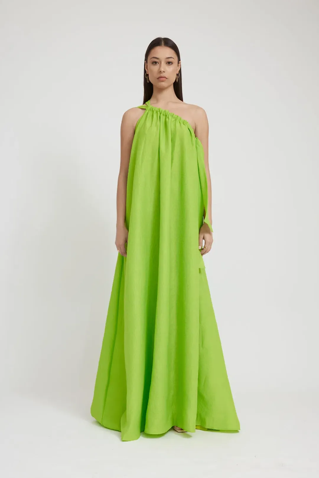 Tojha Lola Maxi Dress in Green Size S / AU 8 for rent on The Volte - main image