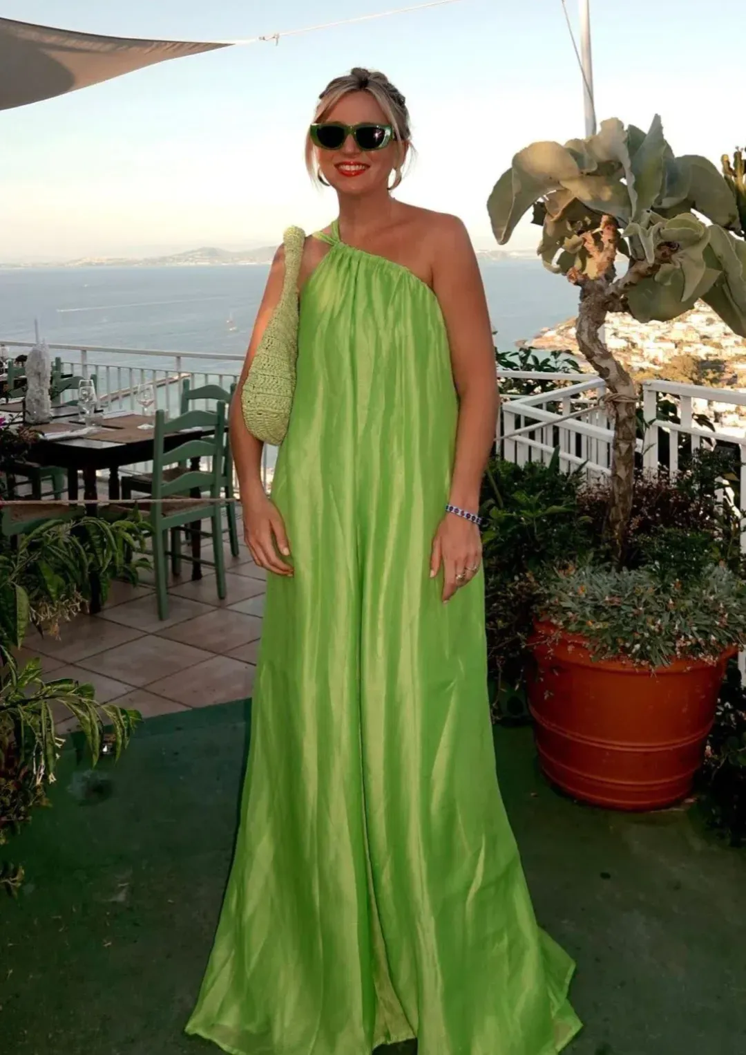 Tojha Lola Maxi Dress in Green Size S / AU 8 for rent on The Volte - main image