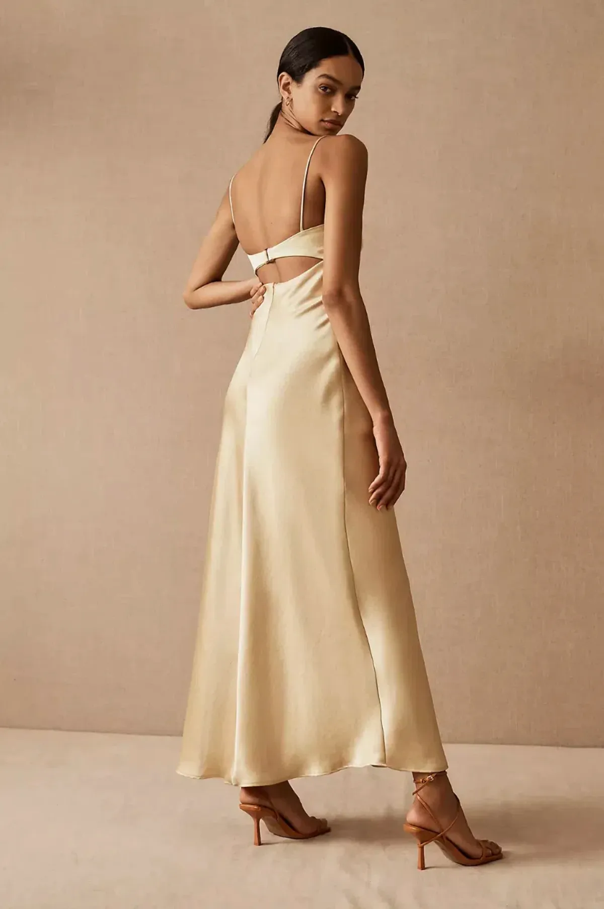 Bec & Bridge Carrie Maxi Dress Yellow Size 10 - Image 3