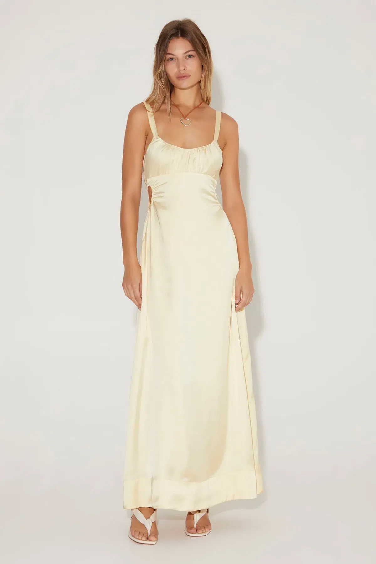 Hansen and Gretel Carlos Dress Lemon Size XS / AU 6 - Image 1