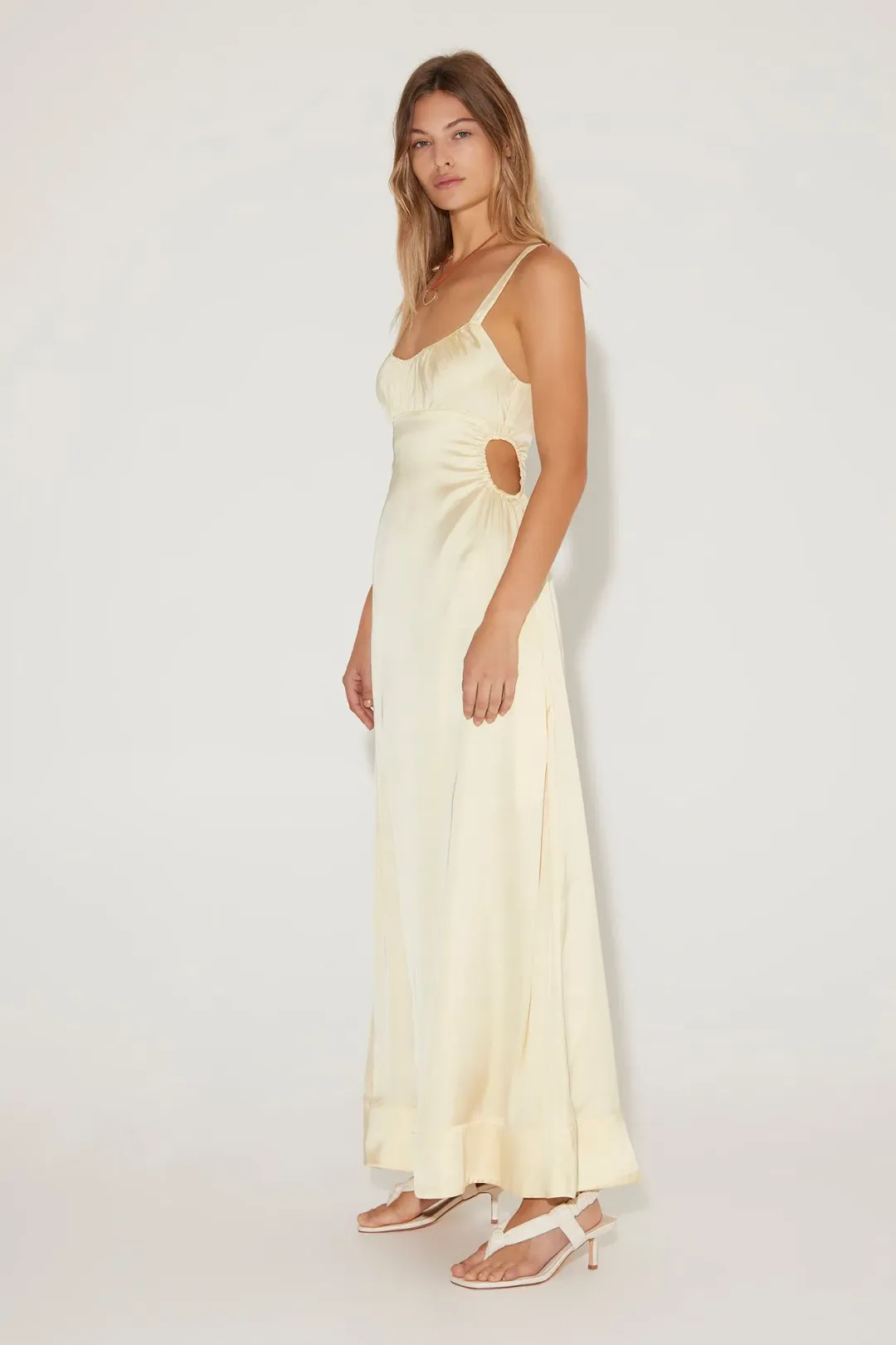 Hansen and Gretel Carlos Dress Lemon Size XS / AU 6 for rent on The Volte - main image