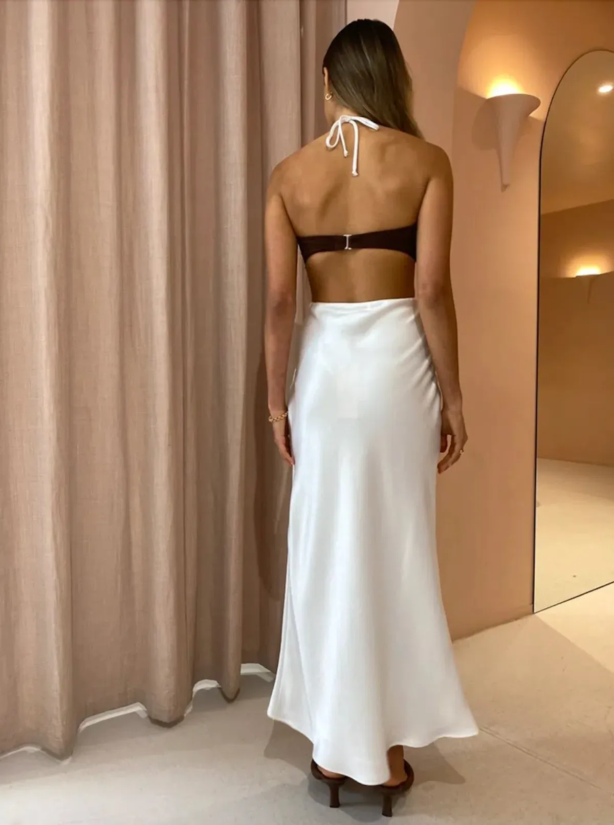 Bec & Bridge Nadia Cut Out Dress White Size 10 - Image 3