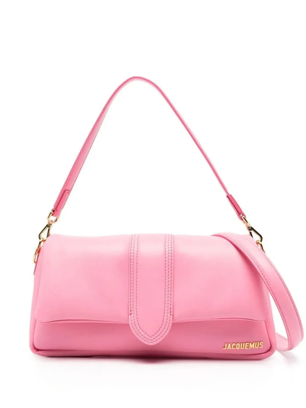 Jacquemus Le Bambimou Le Raphia Shoulder Bag Pink - Image 1