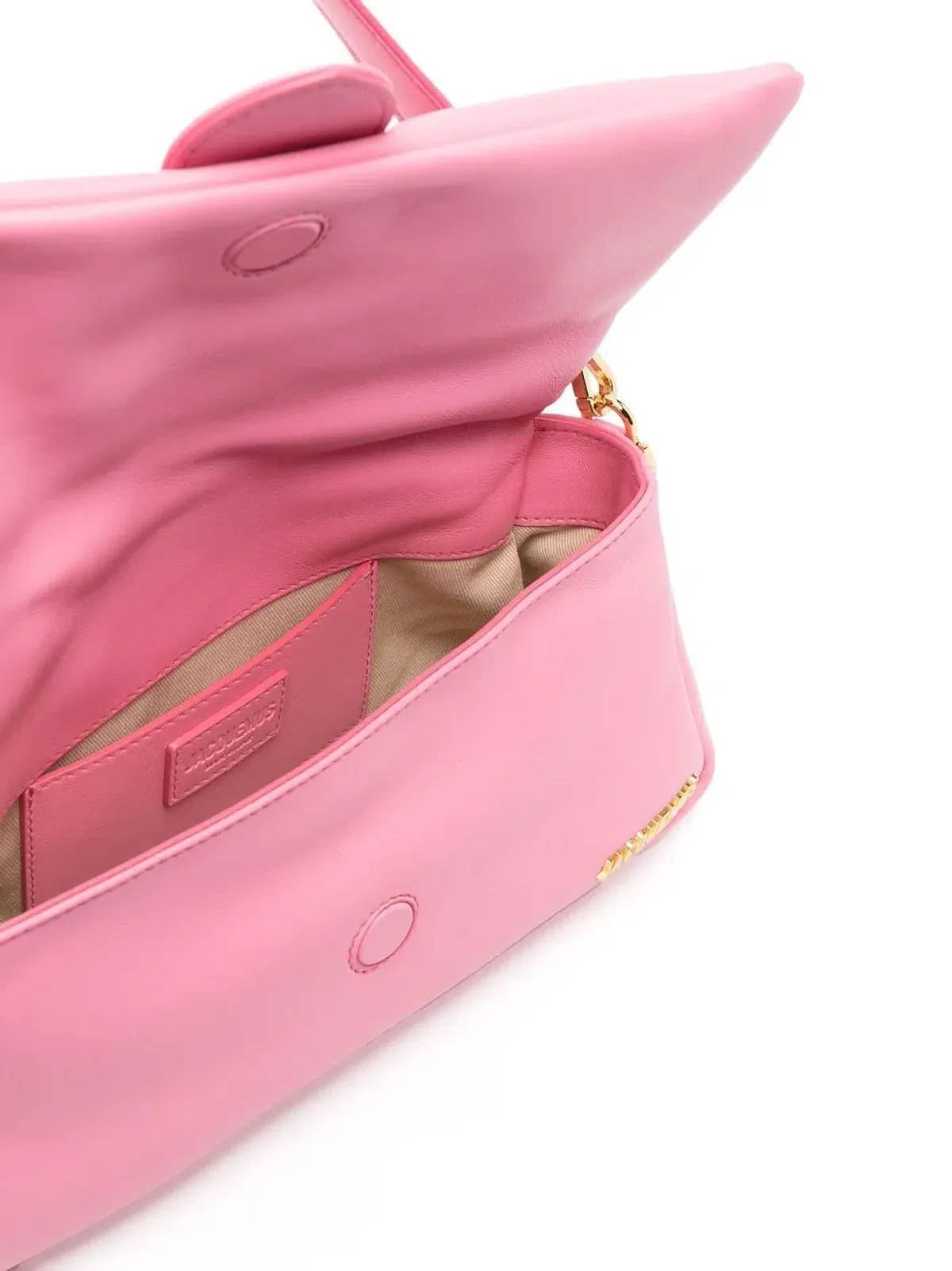 Jacquemus Le Bambimou Le Raphia Shoulder Bag Pink - Image 3