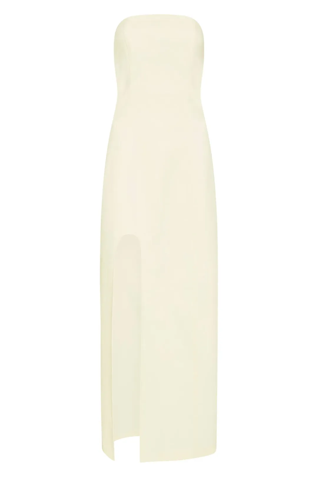 Sir The Label Marco Structured Midi Dress Lemon Size 1 / AU 8 for rent on The Volte - main image