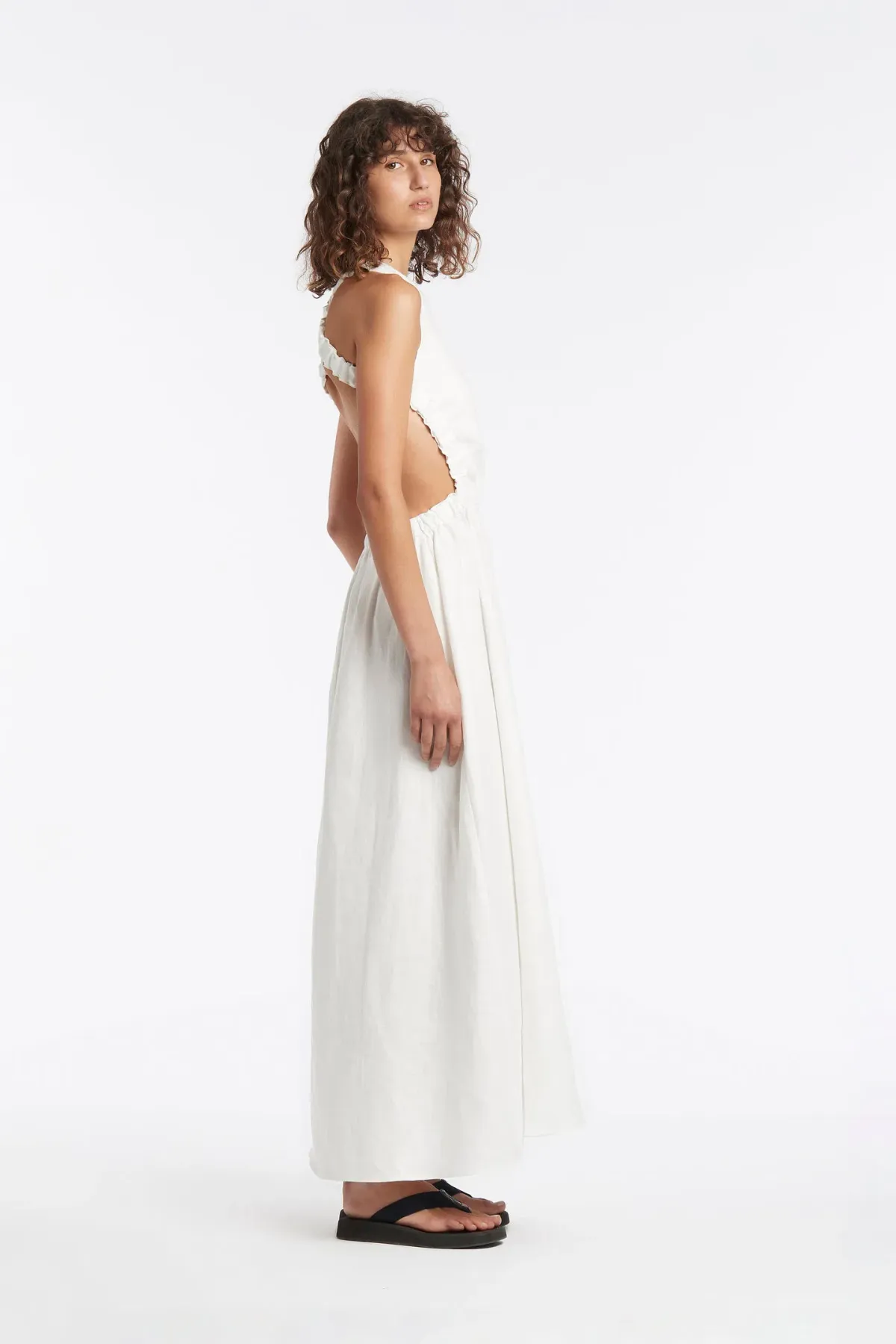 Sir The Label Alena Maxi Dress Ivory Size 3 / AU 12  - Image 4