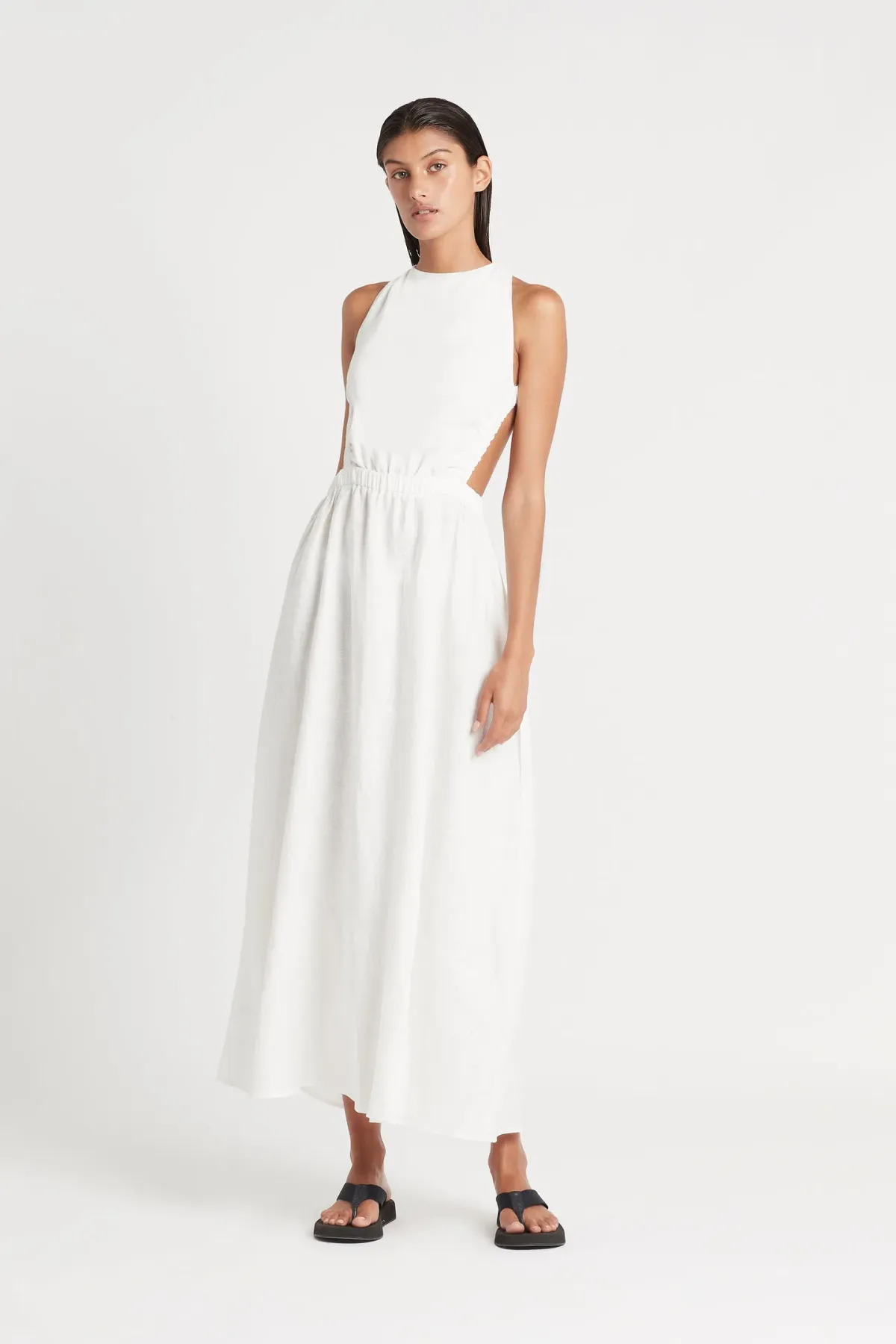 Sir The Label Alena Maxi Dress Ivory Size 3 / AU 12  - Image 1