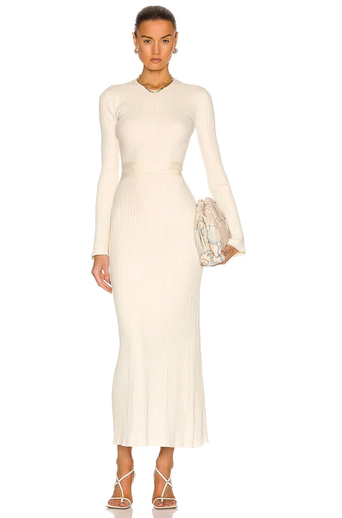 Sir The Label Enes Open Back Dress Natural Size 3 / AU 12  - Image 1