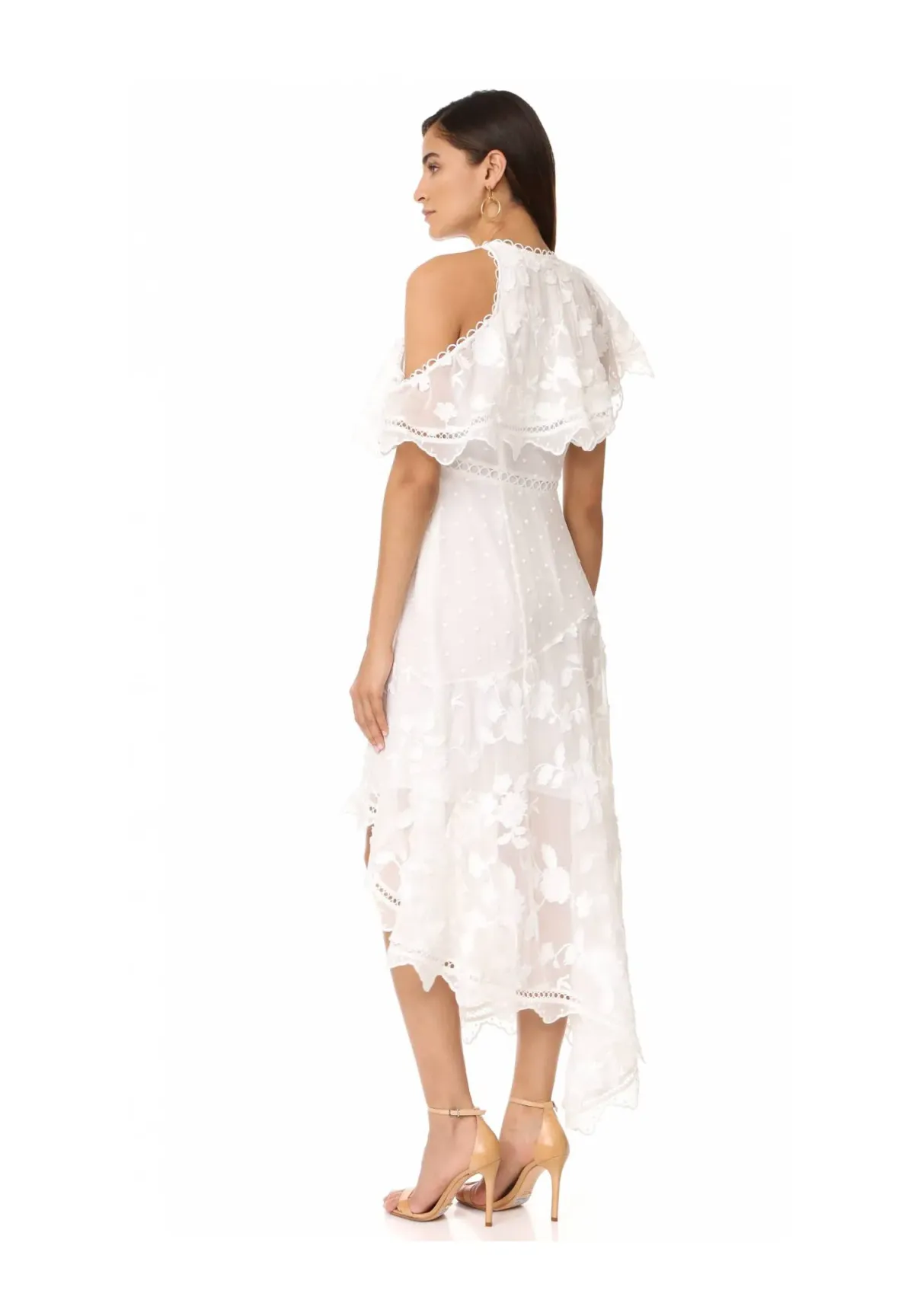 Zimmermann Mercer Bird Floating Dress Ivory Size 2 / Au 12 - Image 3