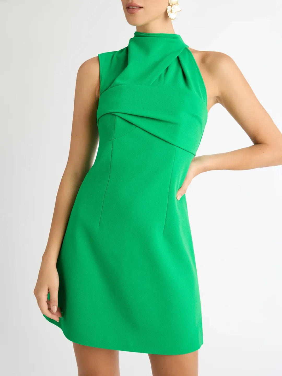 Sheike Avery Mini Dress Green Size 10 for rent on The Volte - main image