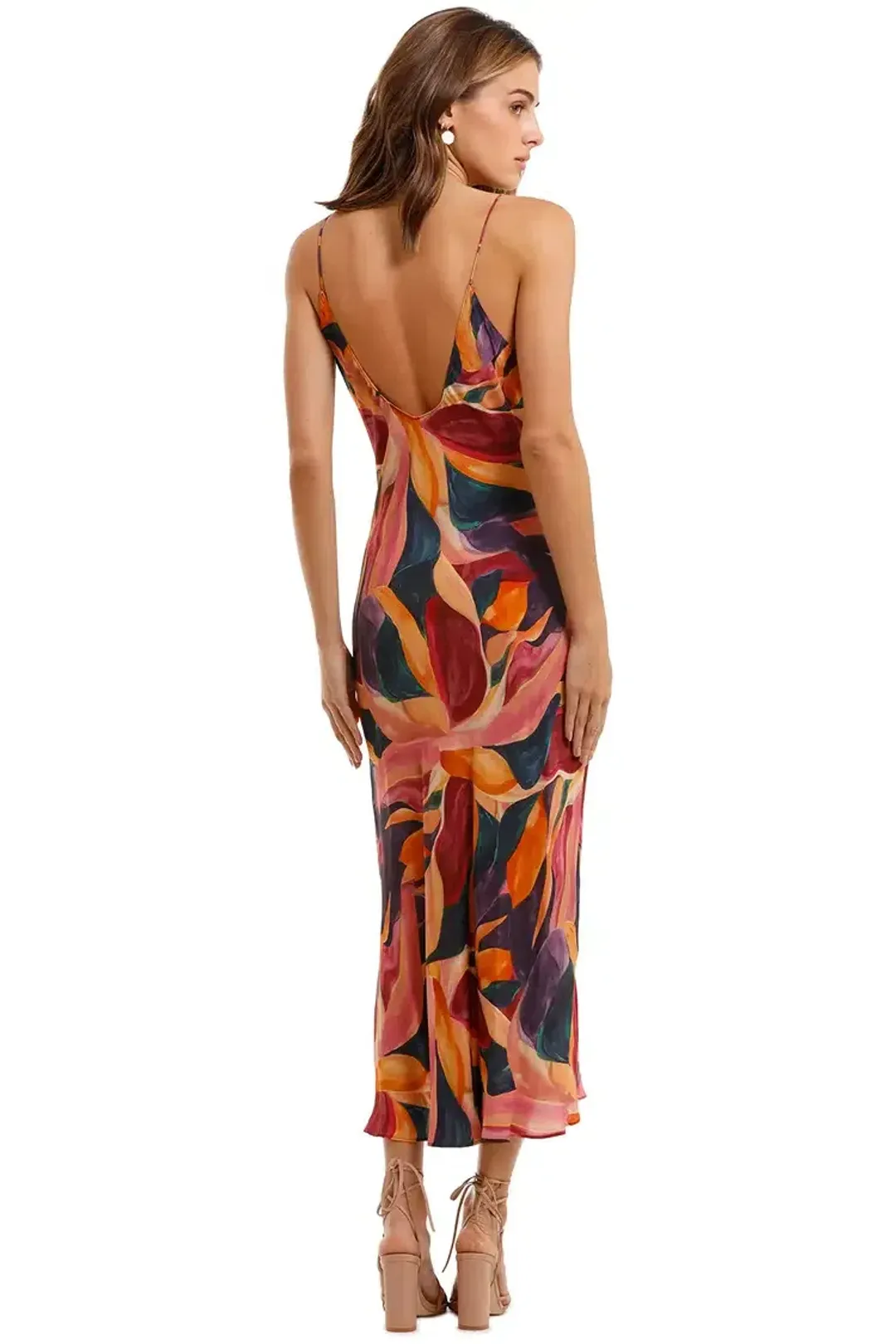 Kachel Billie Dress in Multi Floral Size 12 for rent on The Volte - main image