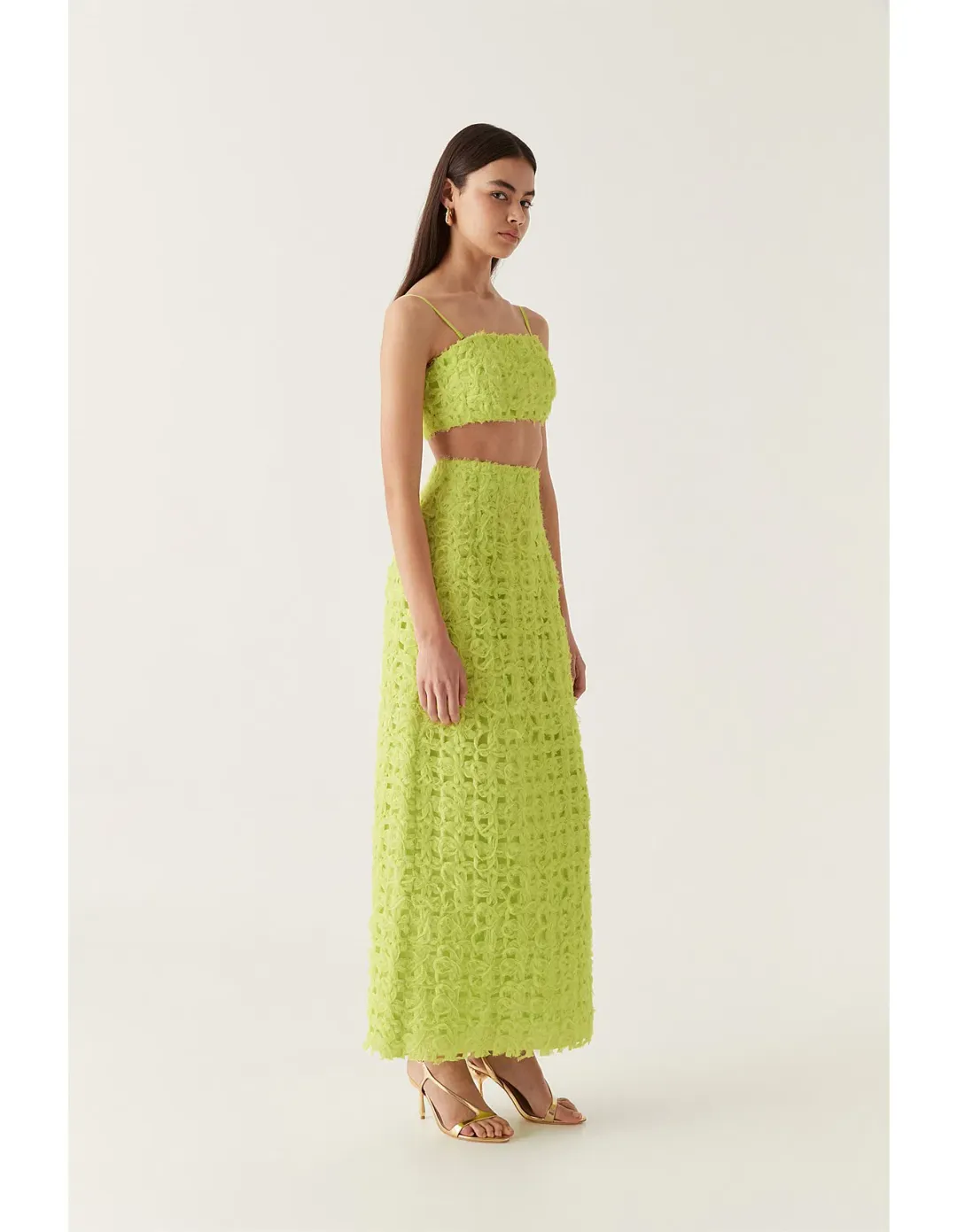 Aje Quintette Textured Set Green Size 8 for rent on The Volte - main image