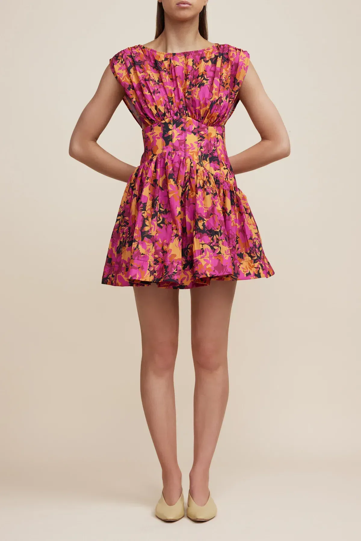 Acler Clifton Dress Multi Floral Size 14 - Image 1