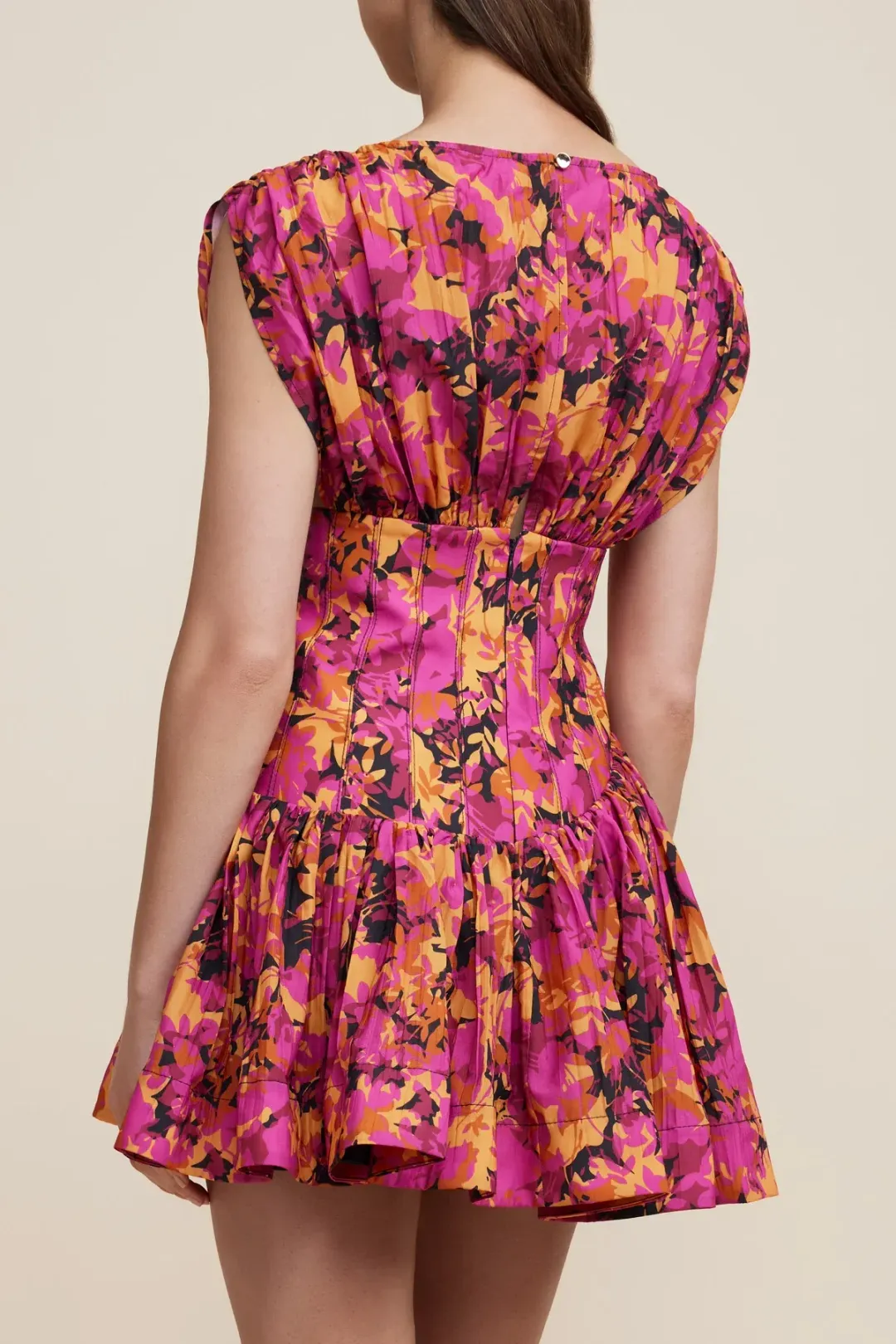 Acler Clifton Dress Multi Floral Size 14 for rent on The Volte - main image