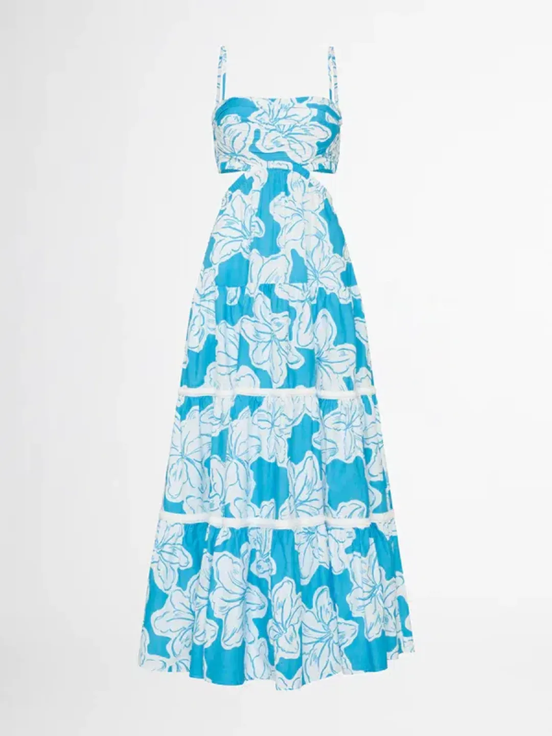 Sheike Tropic Breeze Maxi Dress Blue Size 14 for rent on The Volte - main image