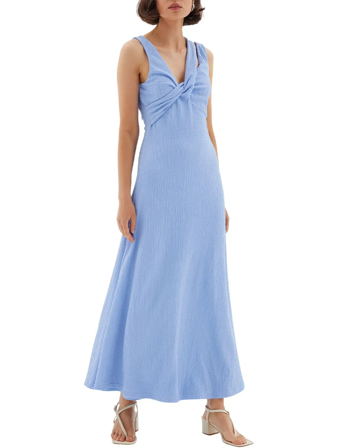 Sovere Expect Midi Dress in Bluebell Size 10 - Image 1