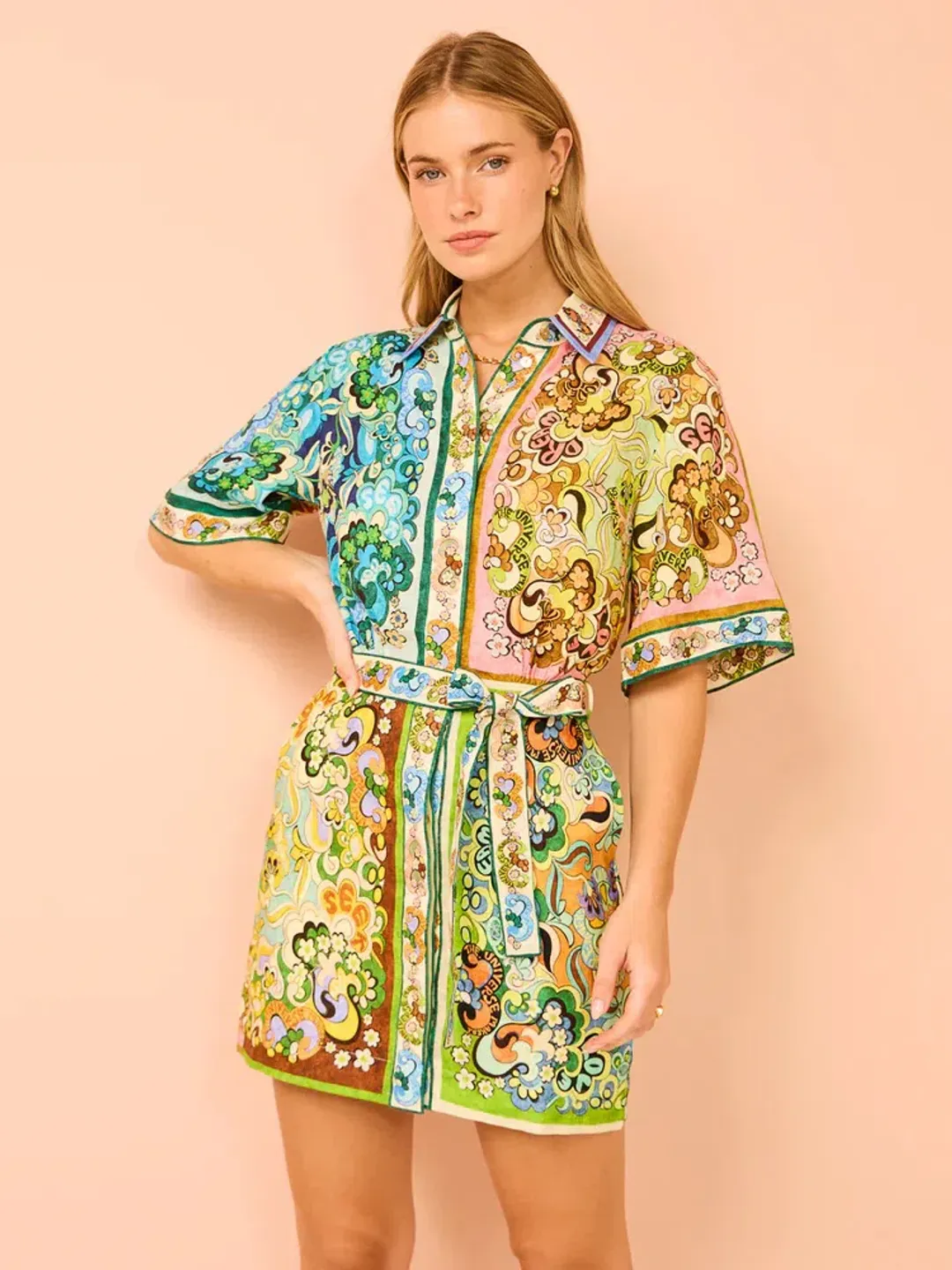 Alemais Dreamer Mini Dress Floral Size 8 for rent on The Volte - main image