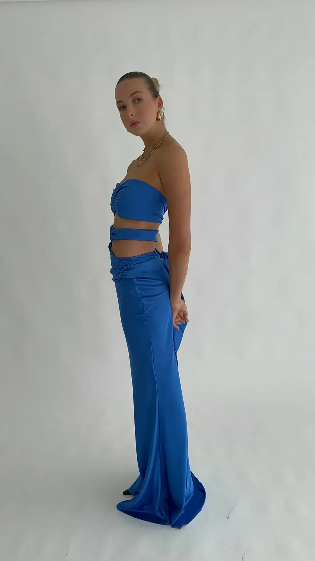 HNTR The Label Sloane Top in Cobalt Blue Size M / AU 10 - Image 3