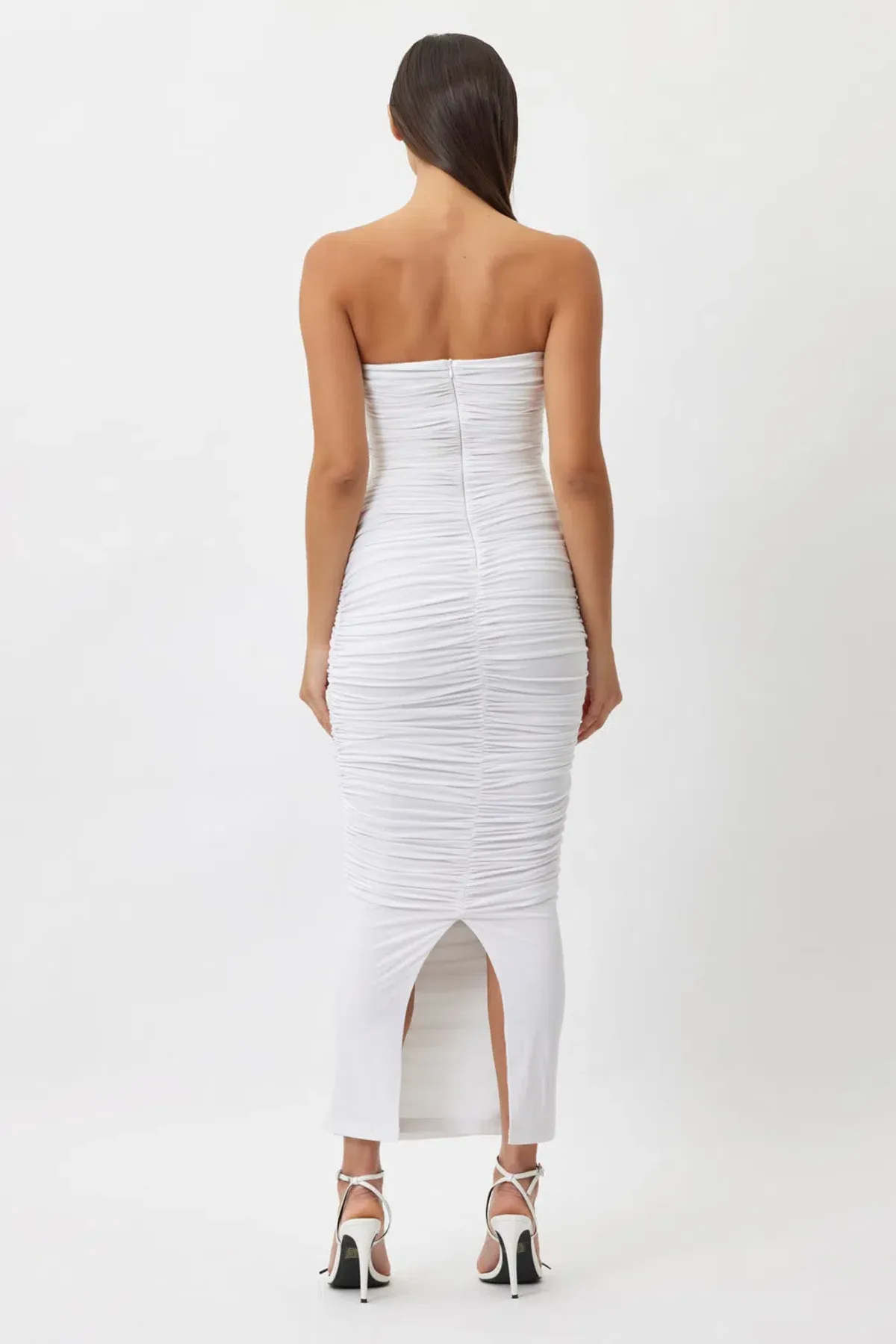 Bianca & Bridgett Tara Midi Dress White Size 8 - Image 2